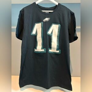 Nike Philadelphia Eagles tshirt. Size large. Number 11 Wentz. Good condition